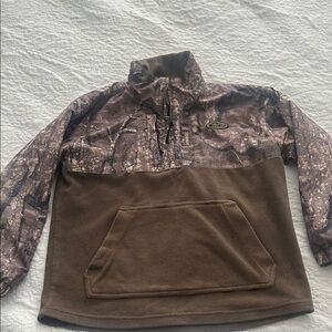 Drake Kids Camouflage and Brown Pullover